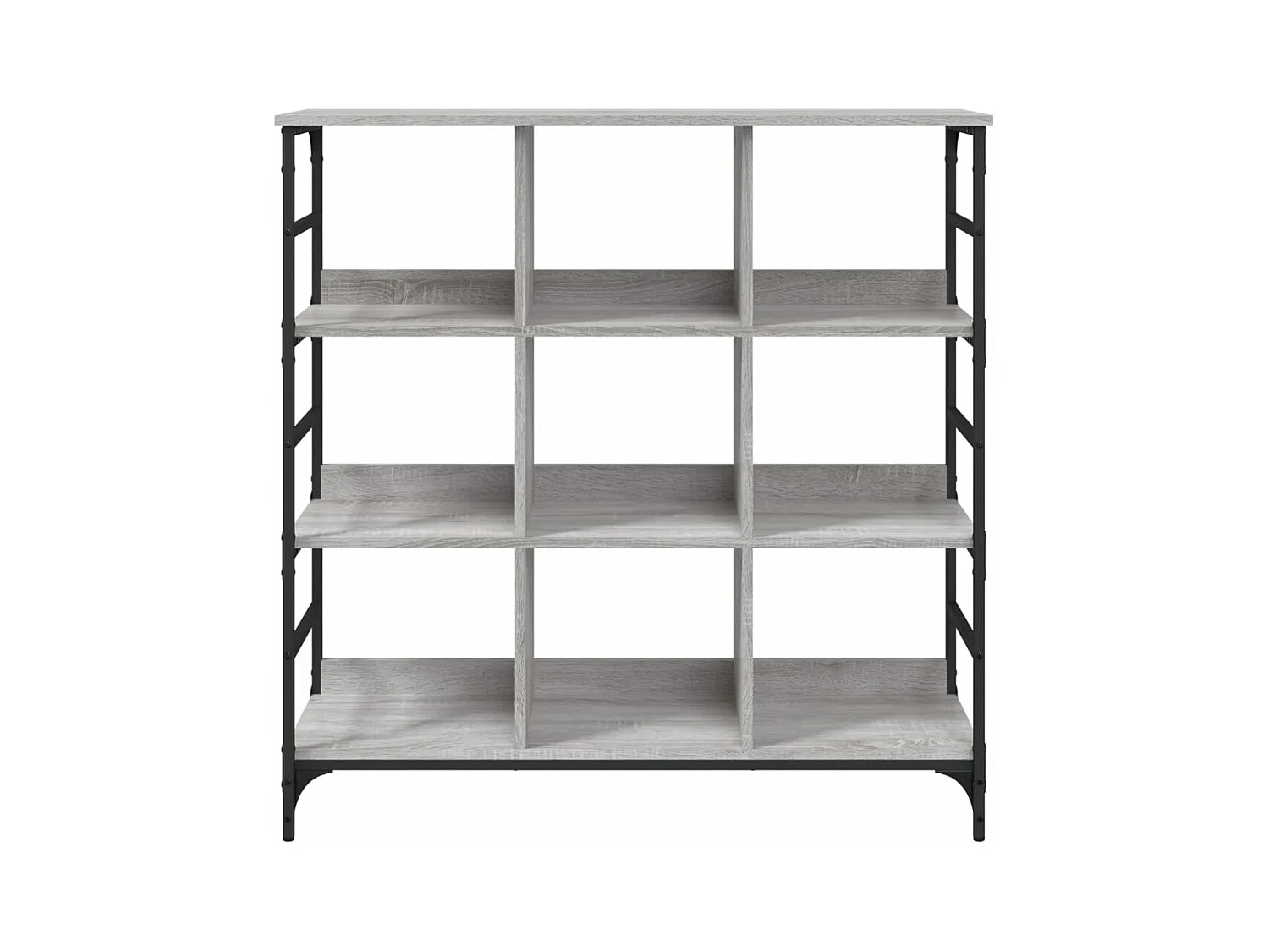 Buffet sonoma gris 102x32x103,5 bois d'ingénierie