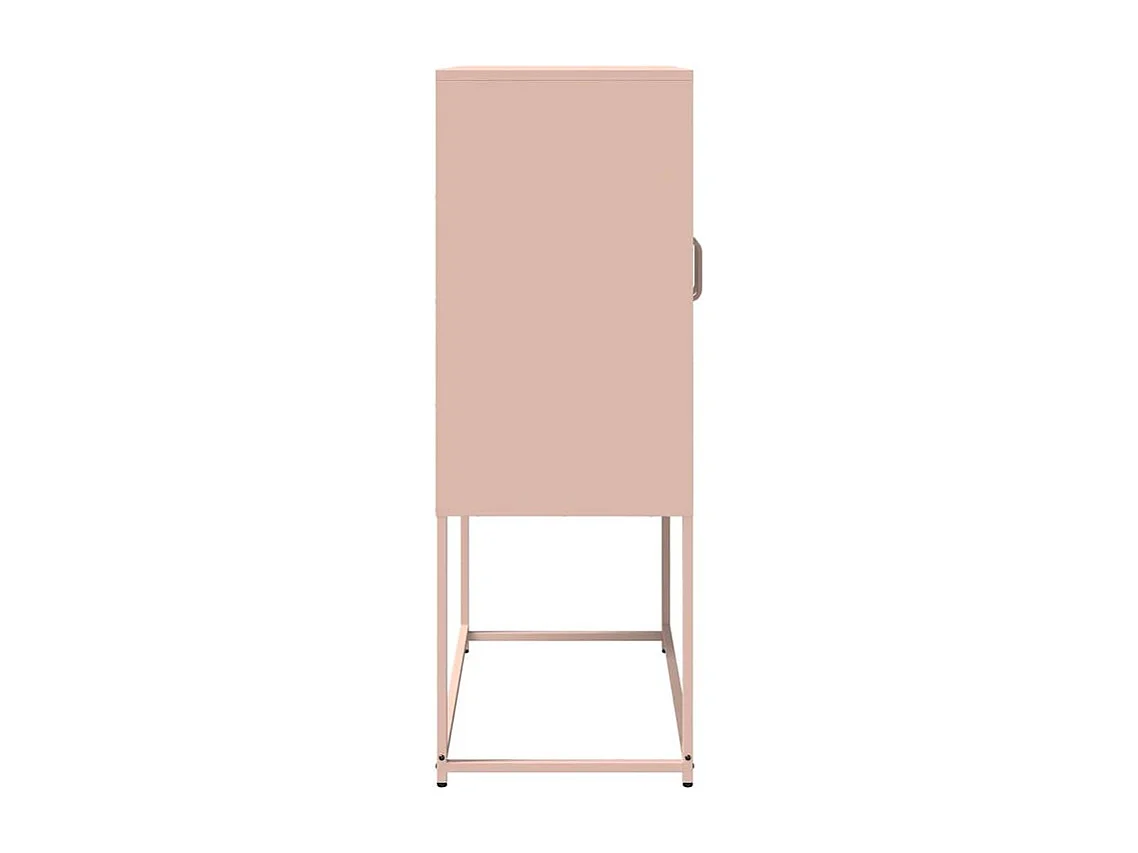 Buffet haut rose 68x39x107 acier