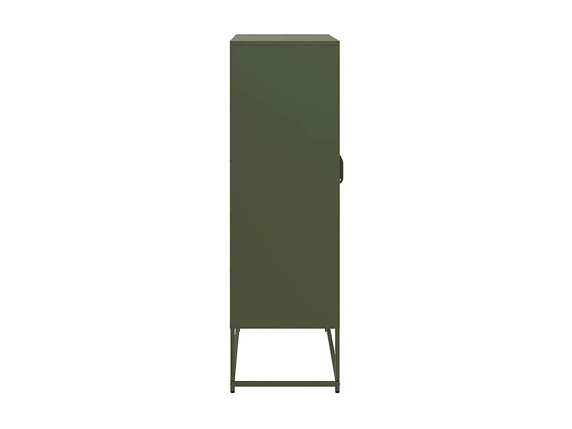 Buffet haut vert olive 68x39x123 acier