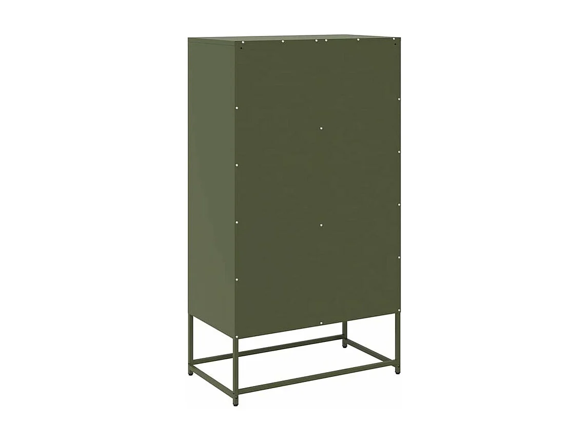 Buffet haut vert olive 68x39x123 acier