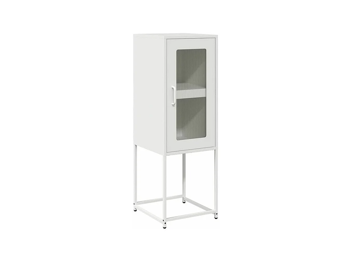 Buffet blanc 36x39x107 acier laminé à froid