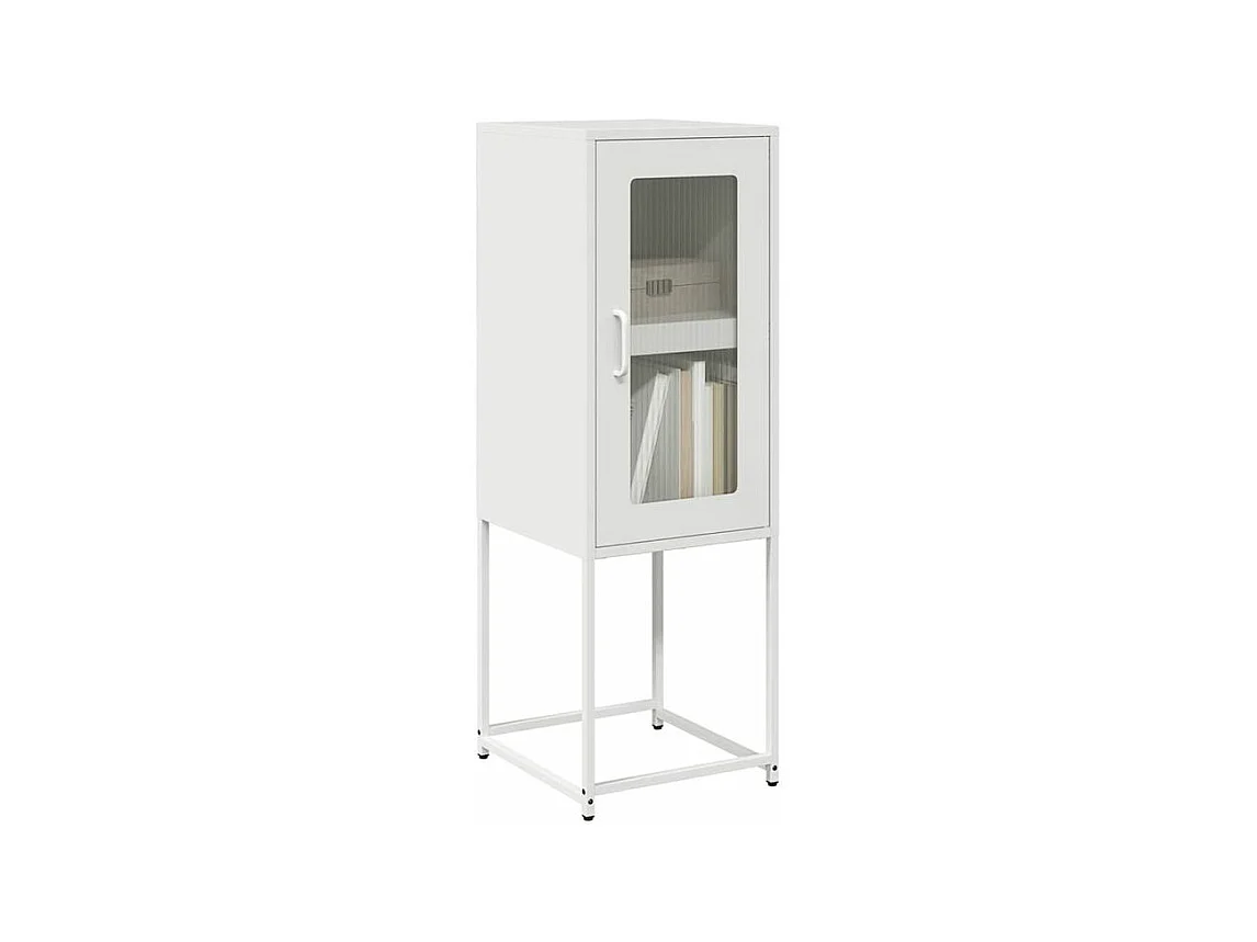 Buffet blanc 36x39x107 acier laminé à froid