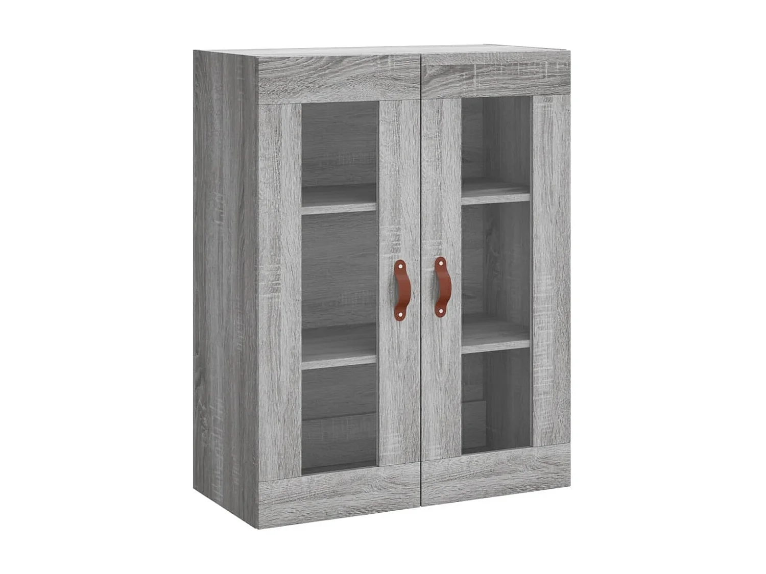 Buffet haut Sonoma gris 69,5x34x180 Bois d'ingénierie