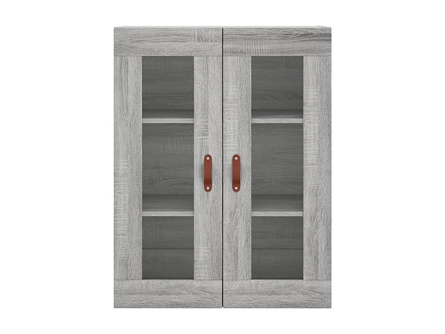 Buffet haut Sonoma gris 69,5x34x180 Bois d'ingénierie