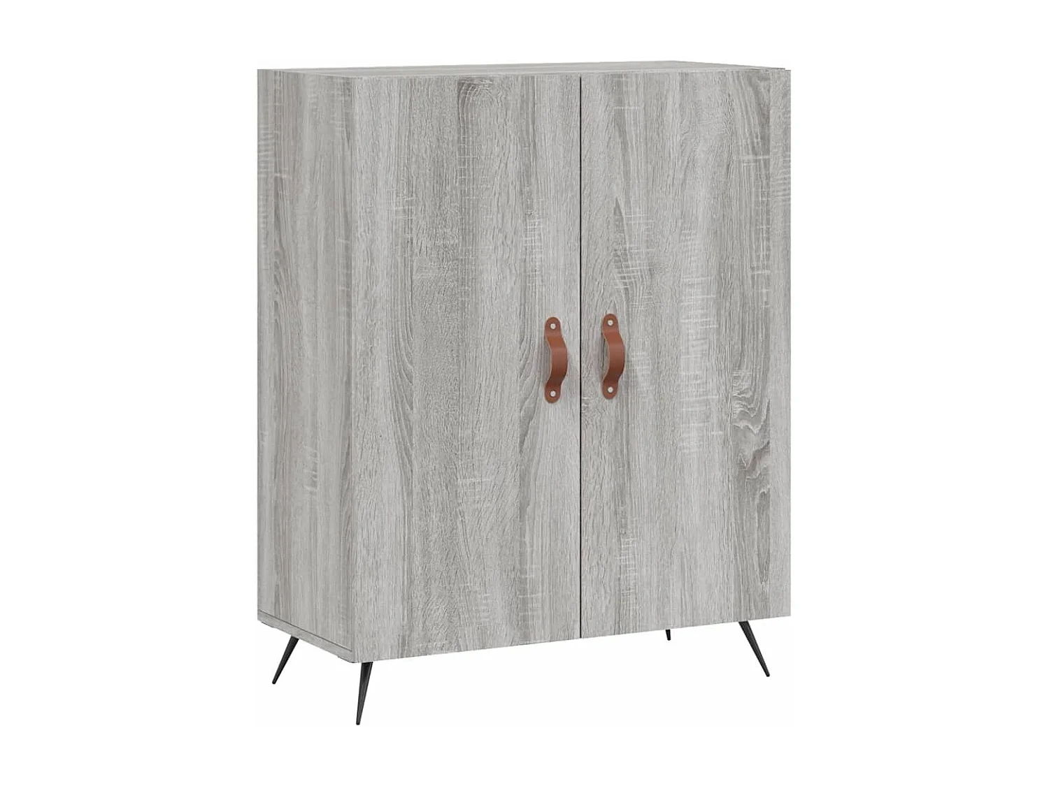 Buffet haut Sonoma gris 69,5x34x180 Bois d'ingénierie