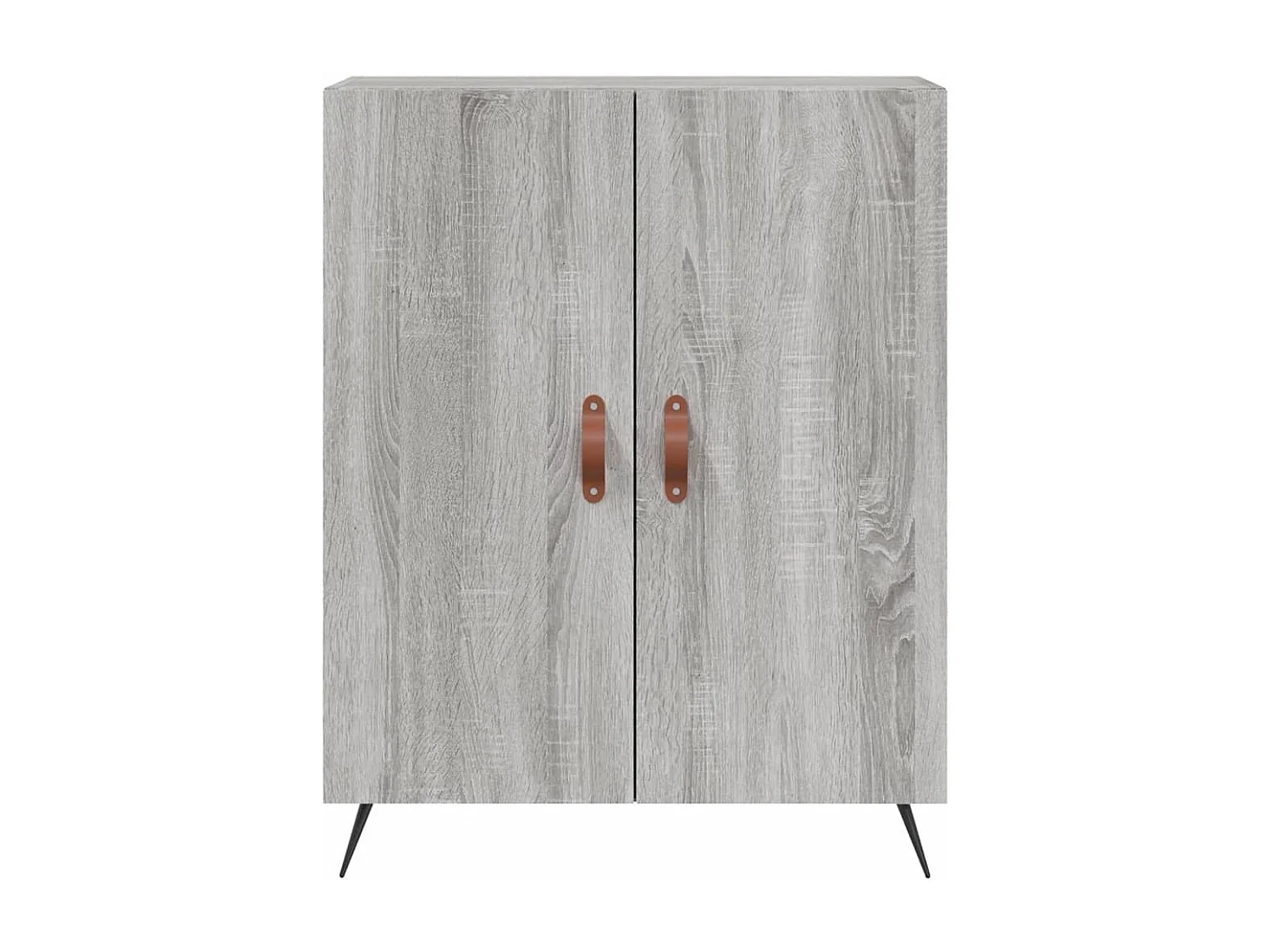 Buffet haut Sonoma gris 69,5x34x180 Bois d'ingénierie
