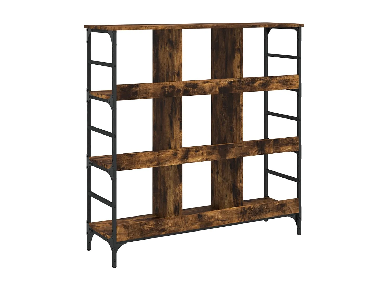 Buffet chêne fumé 102x32x103,5 bois d'ingénierie