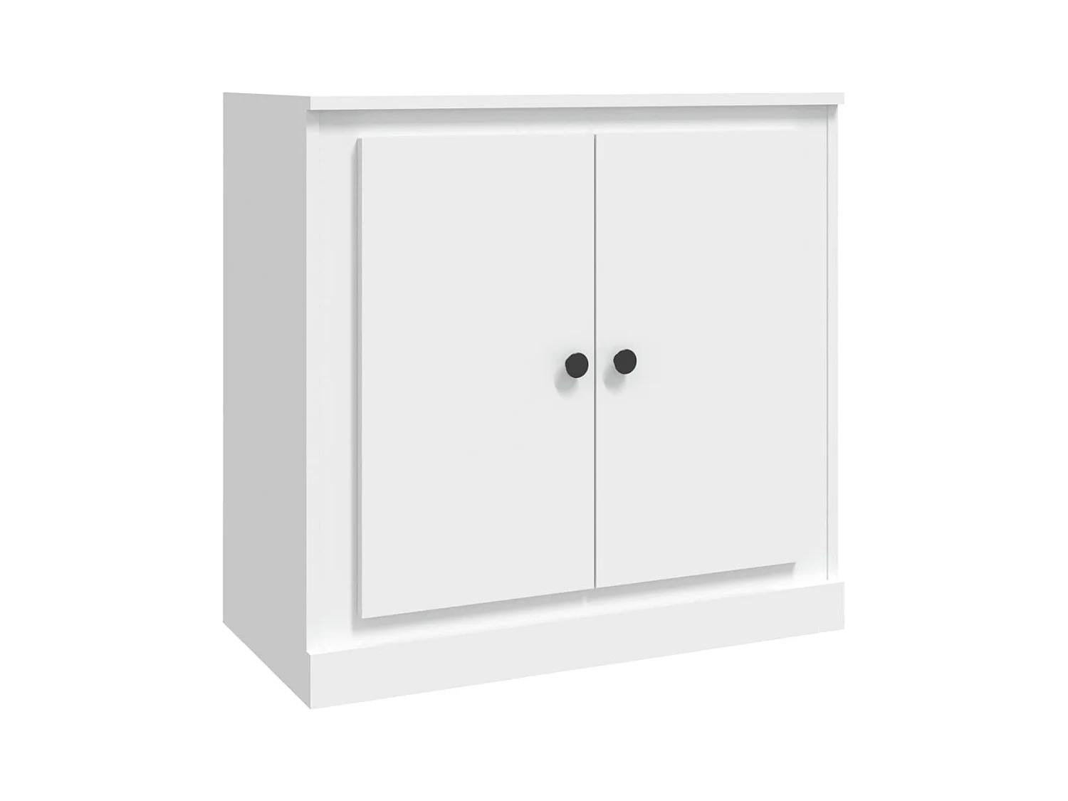Buffet blanc 70x35,5x67,5 bois d'ingénierie