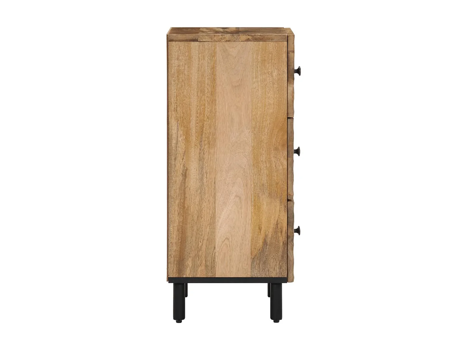 Armoire latérale 40x33x75 bois massif de manguier