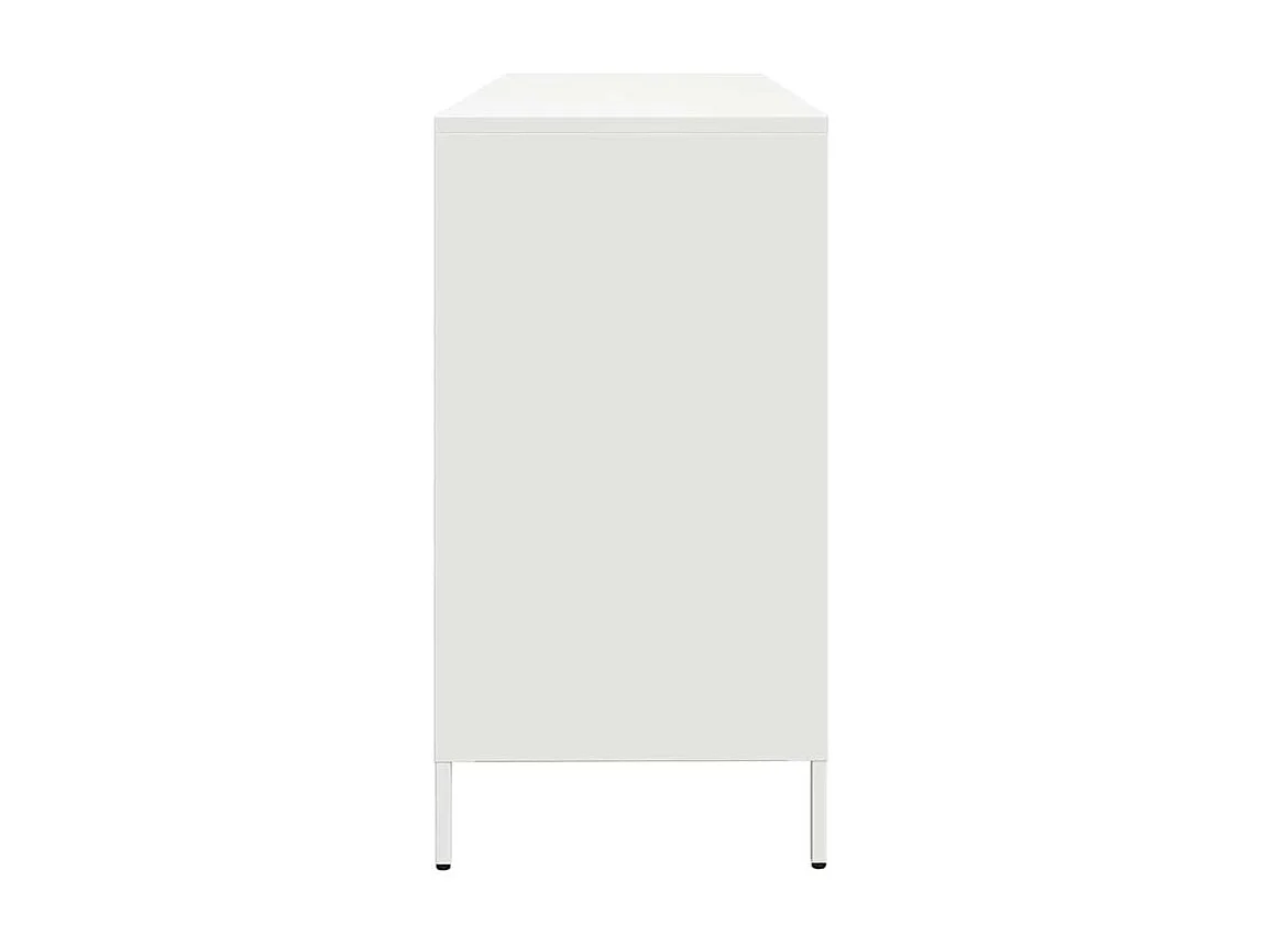 Buffet blanc 135x39x73,5 acier laminé à froid