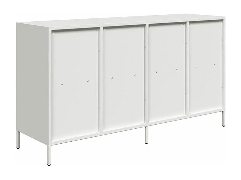 Buffet blanc 135x39x73,5 acier laminé à froid