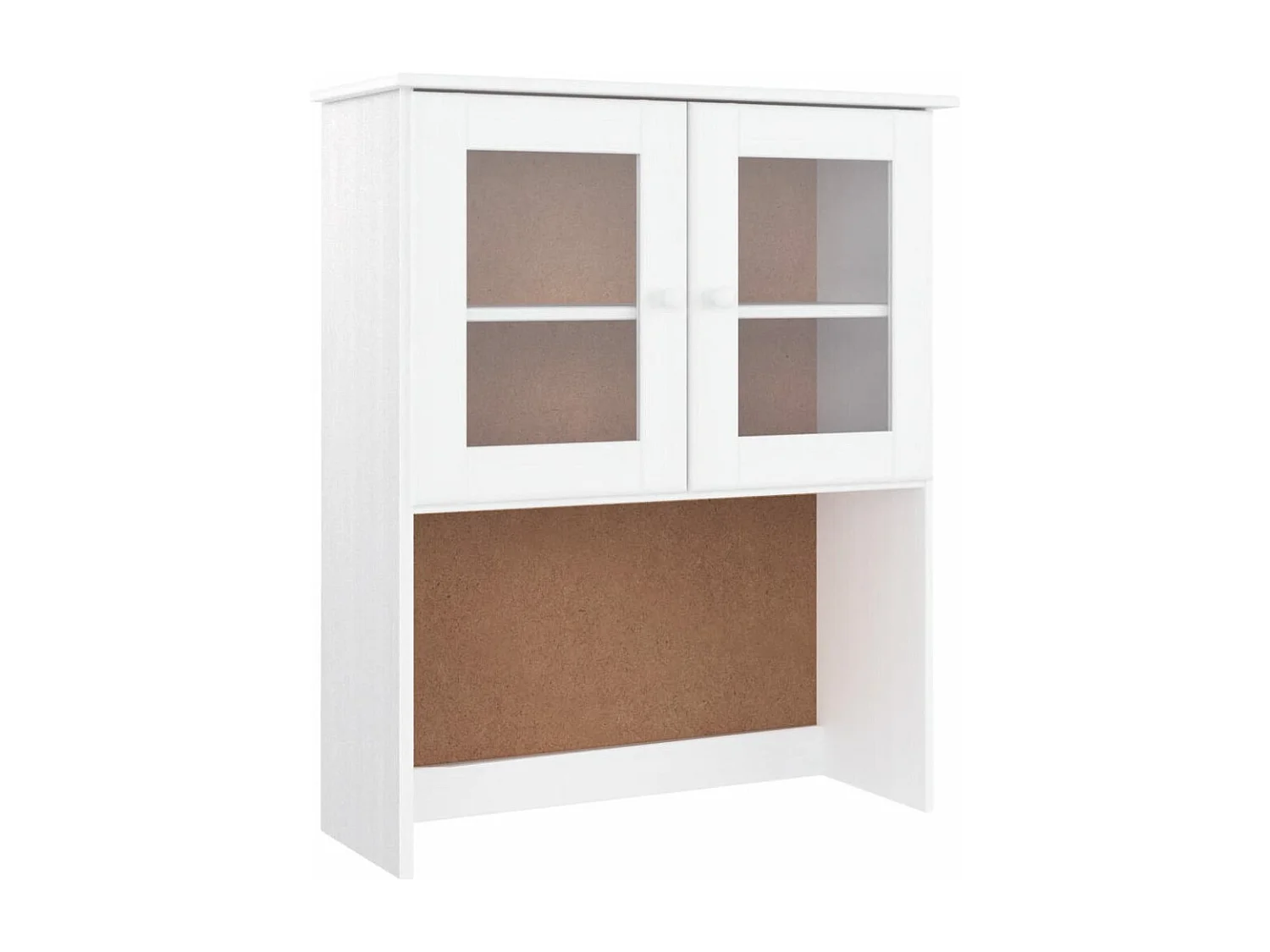 Dessus de commode ALTA blanc 77x30x92 bois massif de pin