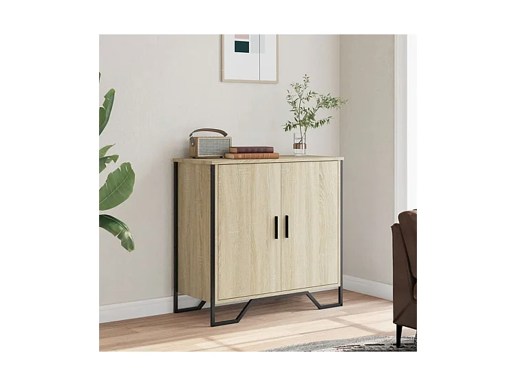 Buffet chêne sonoma 78x35,5x74,5 bois d'ingénierie