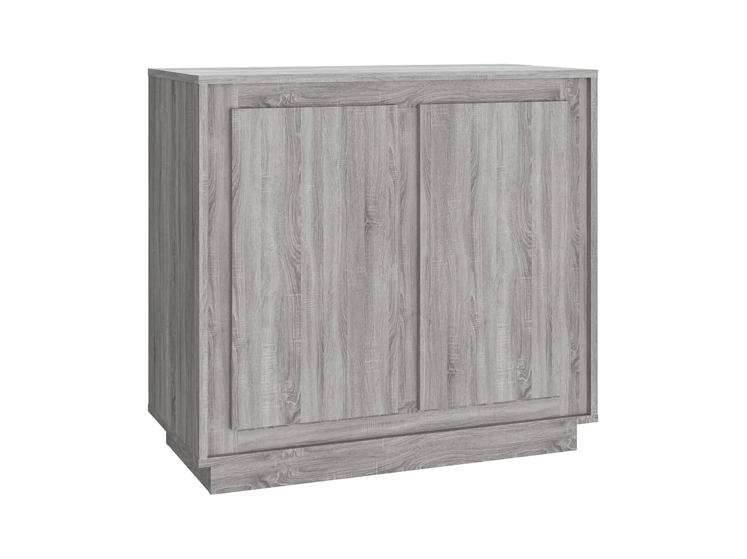 Buffet sonoma gris 80x34x75 bois d'ingénierie