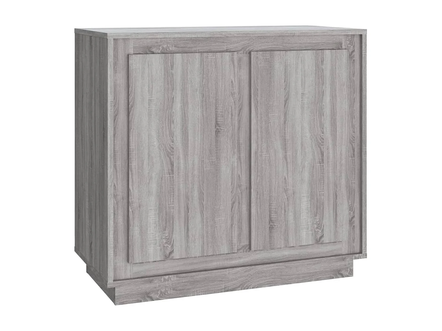 Buffet sonoma gris 80x34x75 bois d'ingénierie