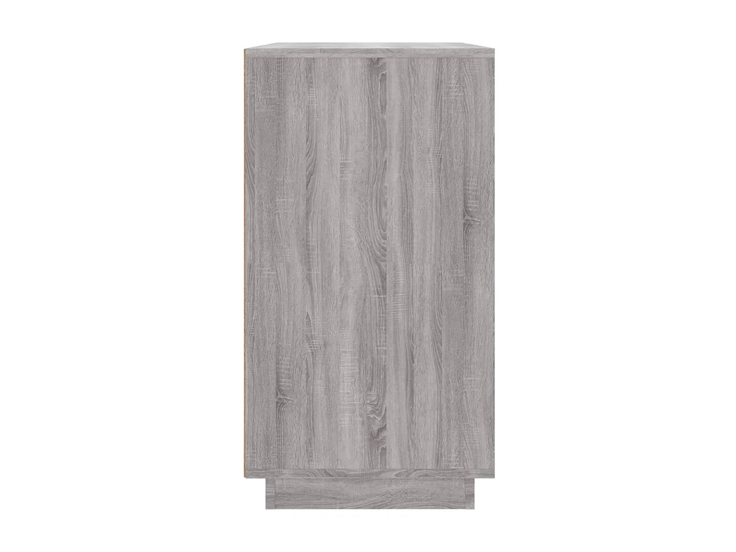 Buffet sonoma gris 80x34x75 bois d'ingénierie