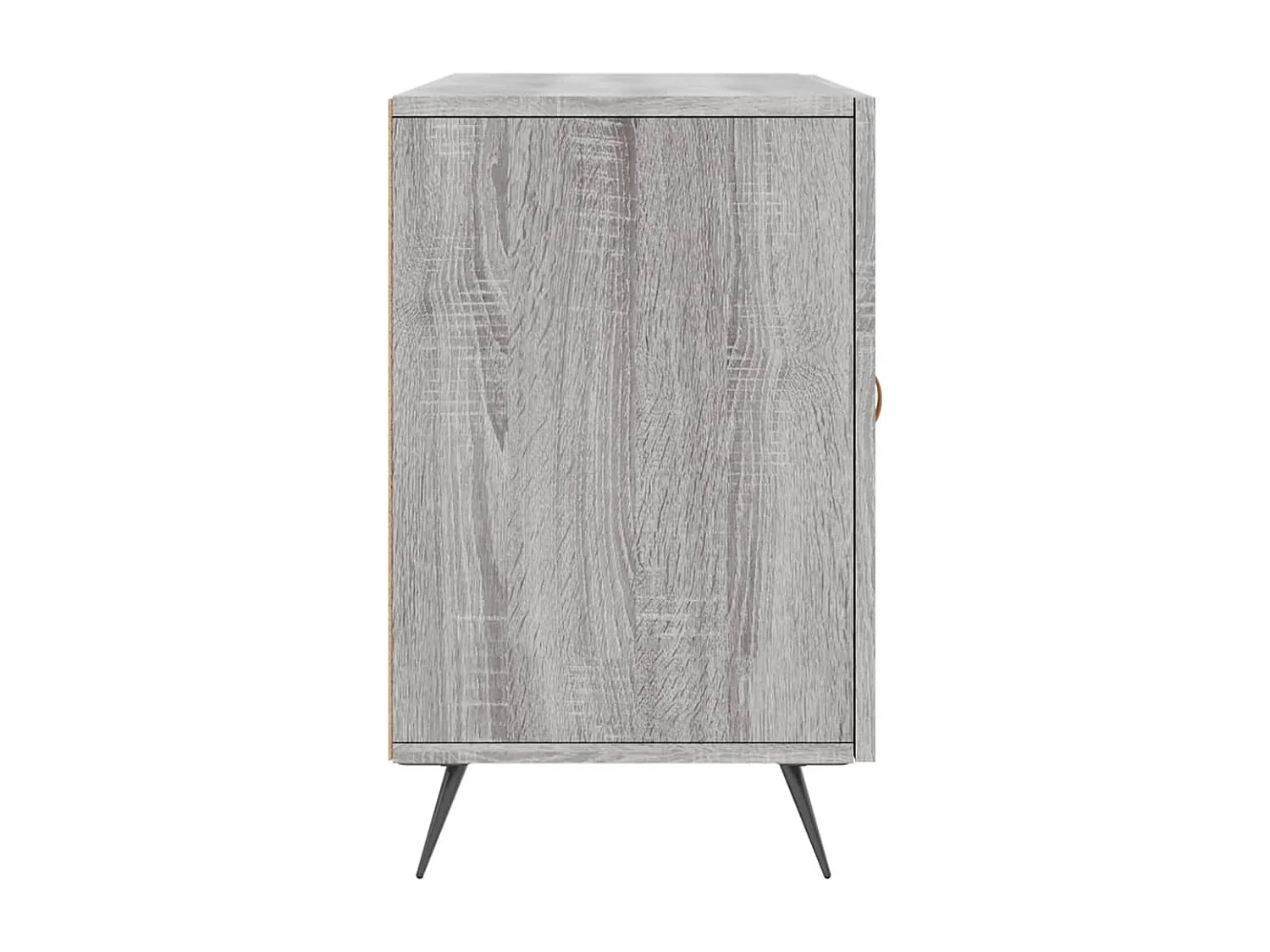 Buffet sonoma gris 100x36x60 bois d'ingénierie