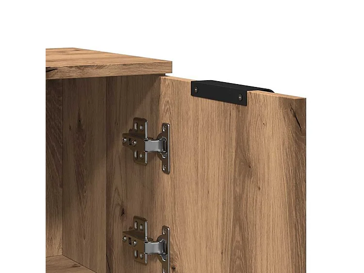 Buffet chêne artisanal 30x30x70 bois d'ingénierie