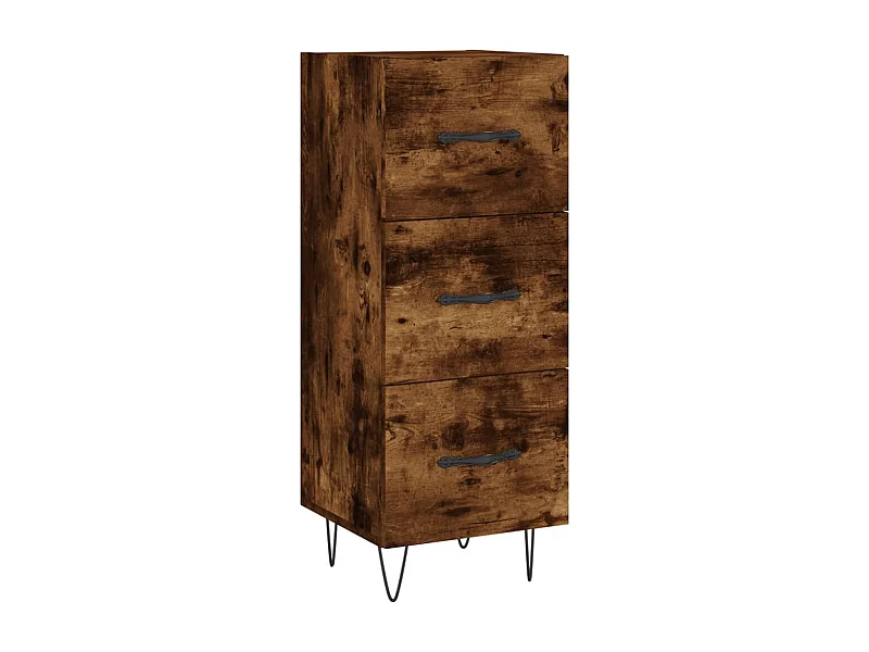 Buffet Chêne fumé 34,5x34x90 Bois d'ingénierie