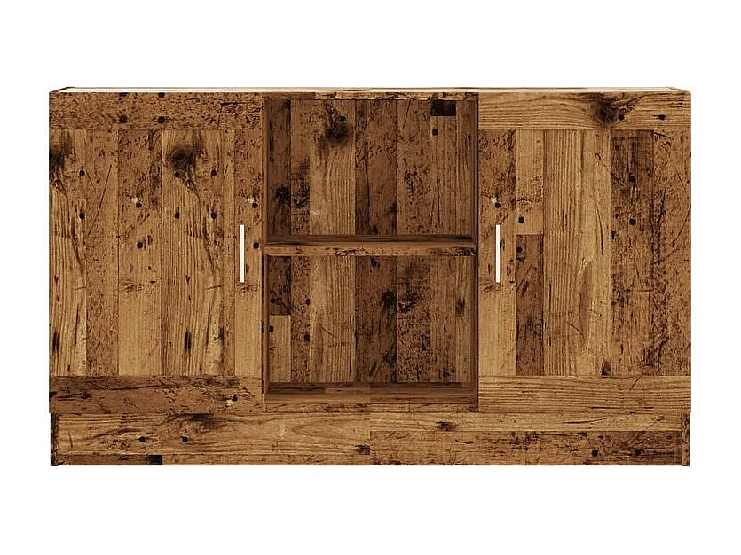 Buffet vieux bois 120x30,5x70 bois d'ingénierie