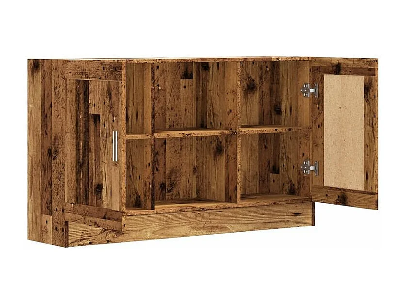 Buffet vieux bois 120x30,5x70 bois d'ingénierie