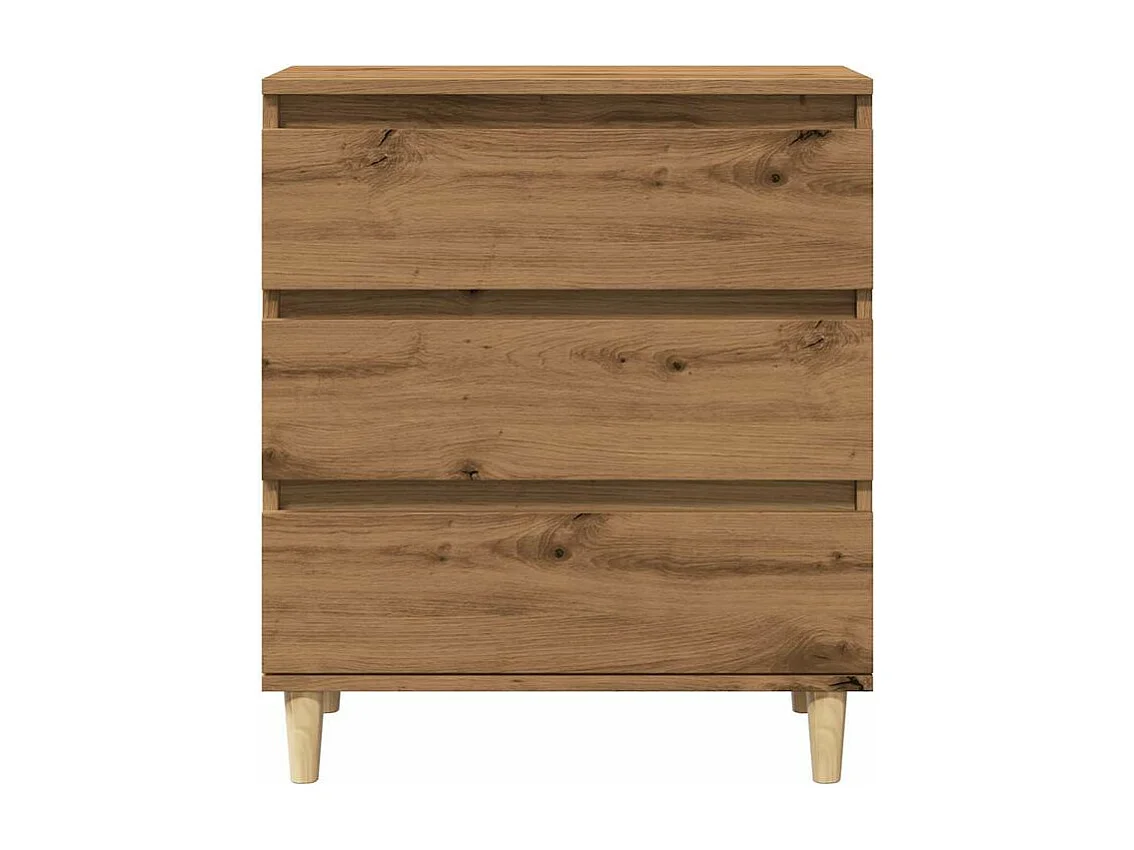 Buffet chêne artisanal 60x35x70 bois d'ingénierie