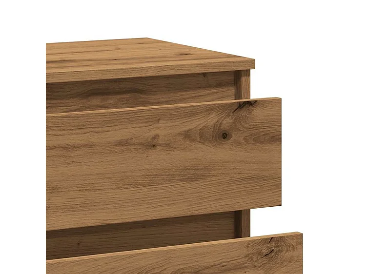 Buffet chêne artisanal 60x35x70 bois d'ingénierie