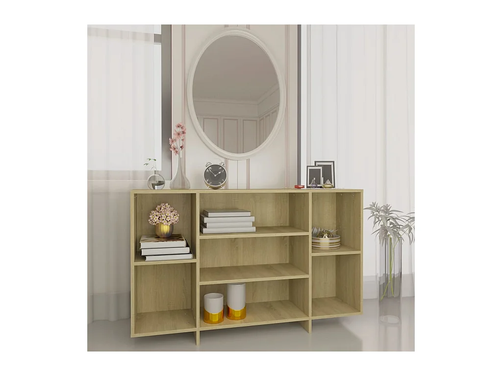 Buffet Chêne Sonoma 120x30x75