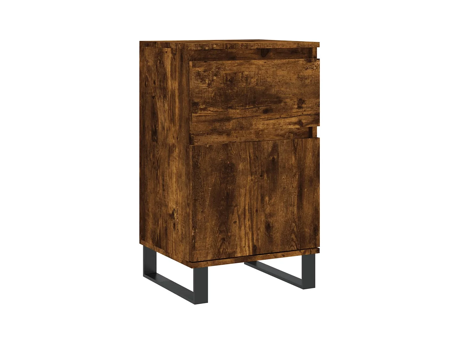 Buffet chêne fumé 40x35x70 bois d'ingénierie