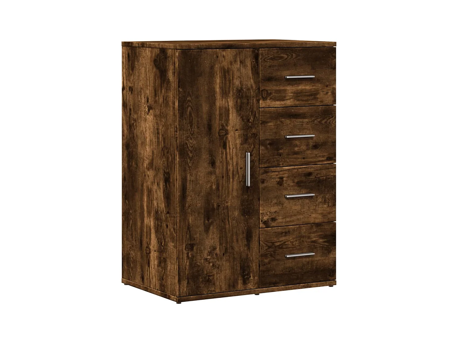 Buffet chêne fumé 59x39x80 bois d'ingénierie