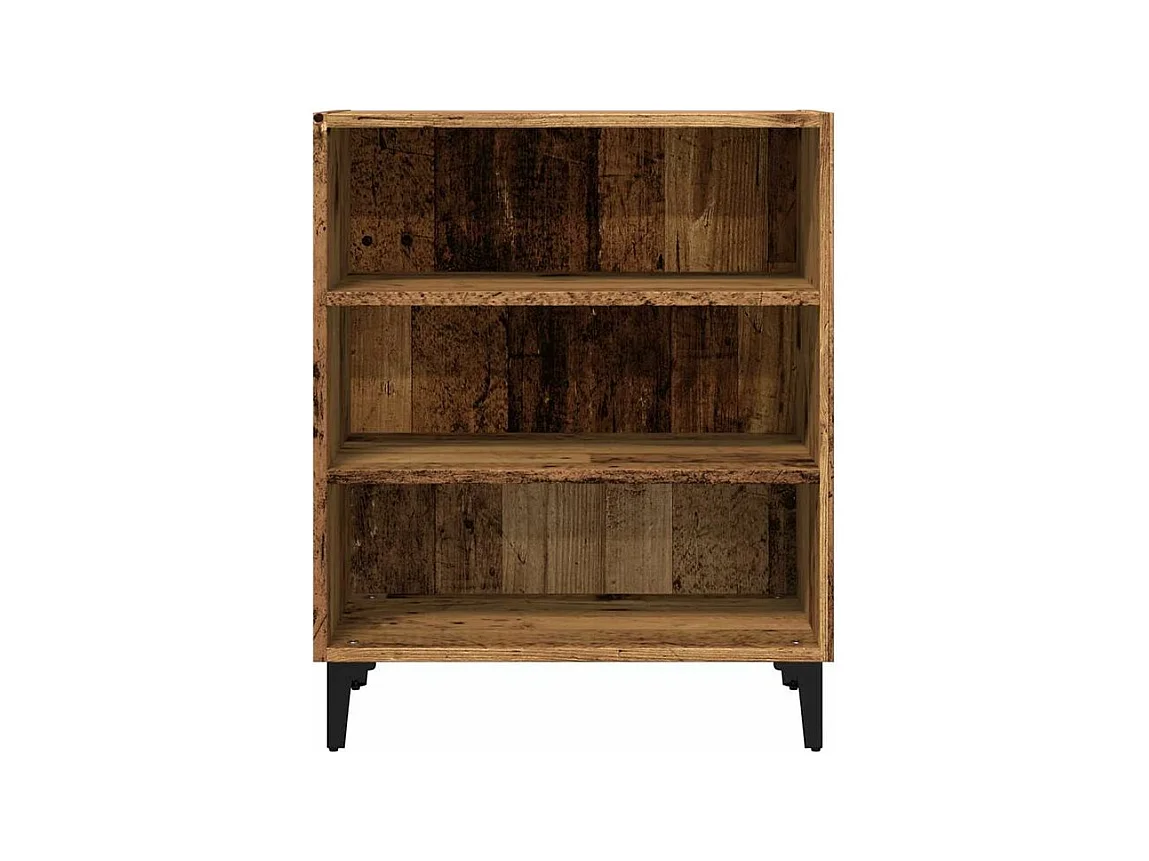 Buffet vieux bois 57x35x75 bois d'ingénierie