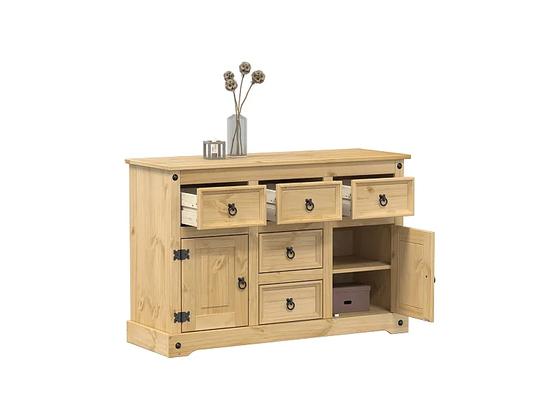 Buffet Corona 115x40x76 bois massif de pin
