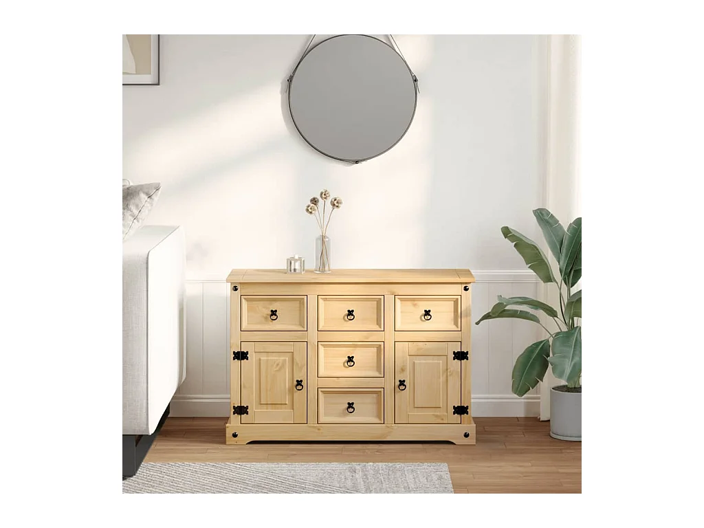 Buffet Corona 115x40x76 bois massif de pin