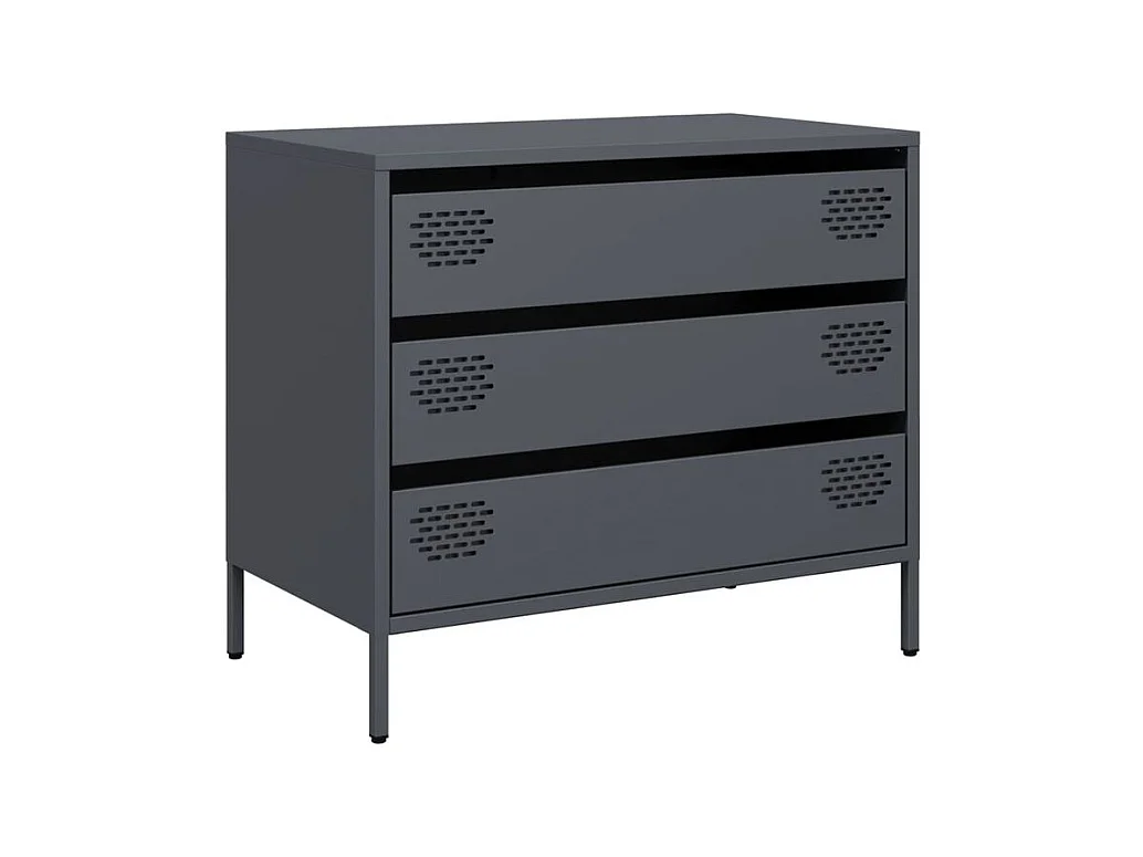 Buffet anthracite 68x39x58,5 acier laminé à froid