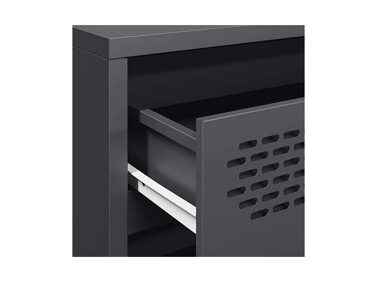 Buffet anthracite 68x39x58,5 acier laminé à froid