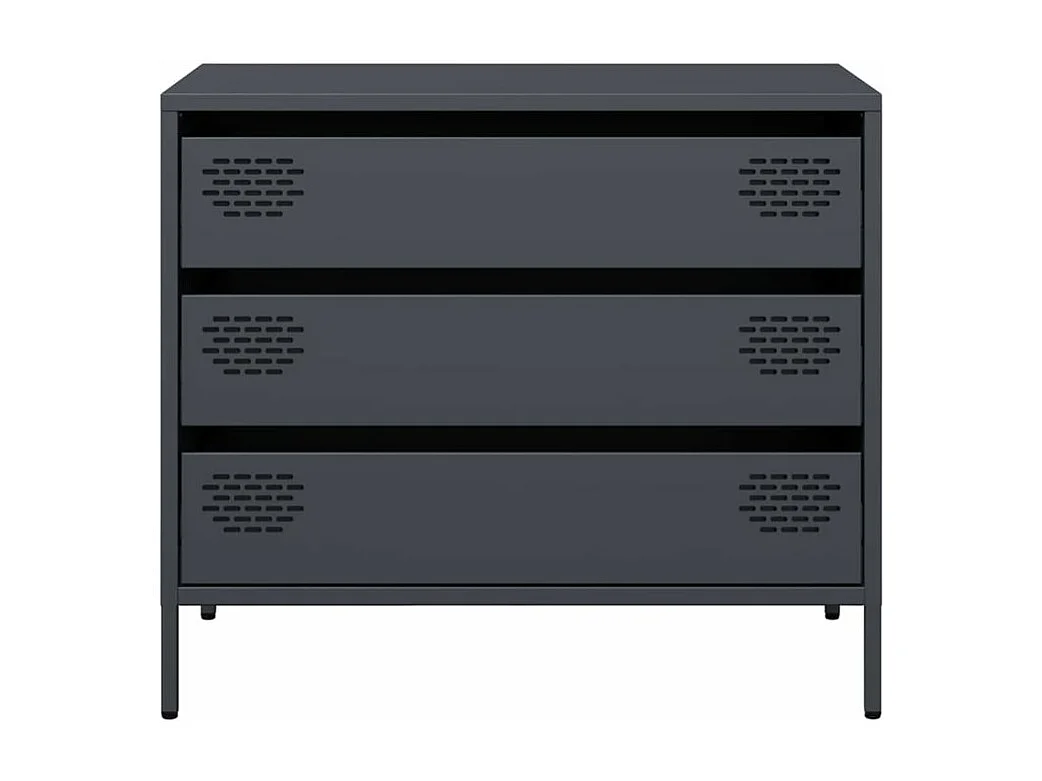 Buffet anthracite 68x39x58,5 acier laminé à froid