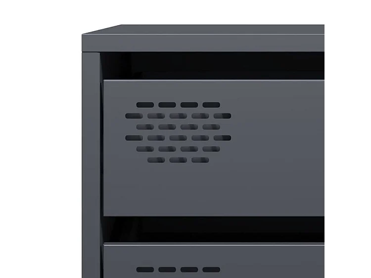 Buffet anthracite 68x39x58,5 acier laminé à froid