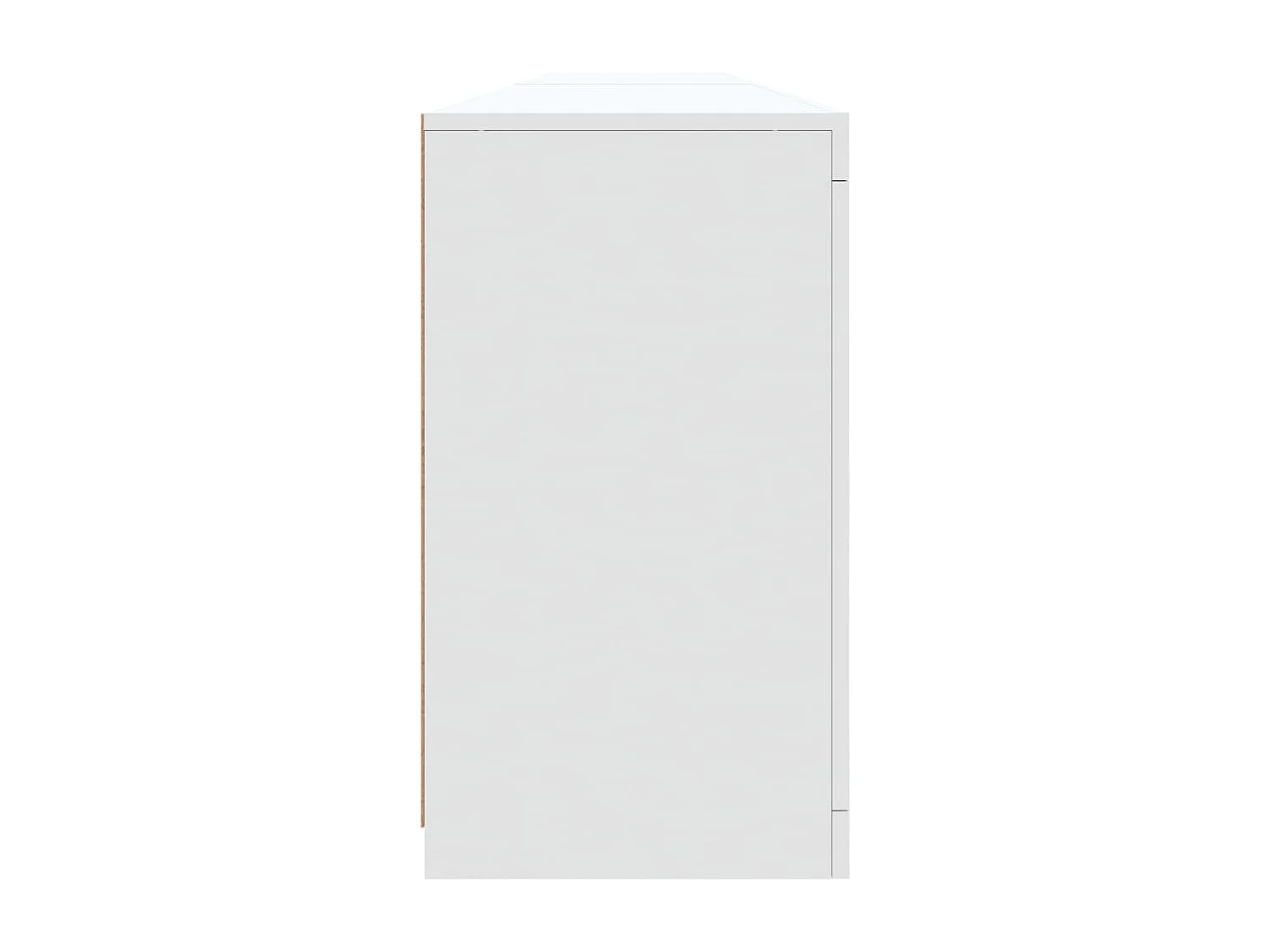 Buffet avec lumières LED blanc 283x37x67