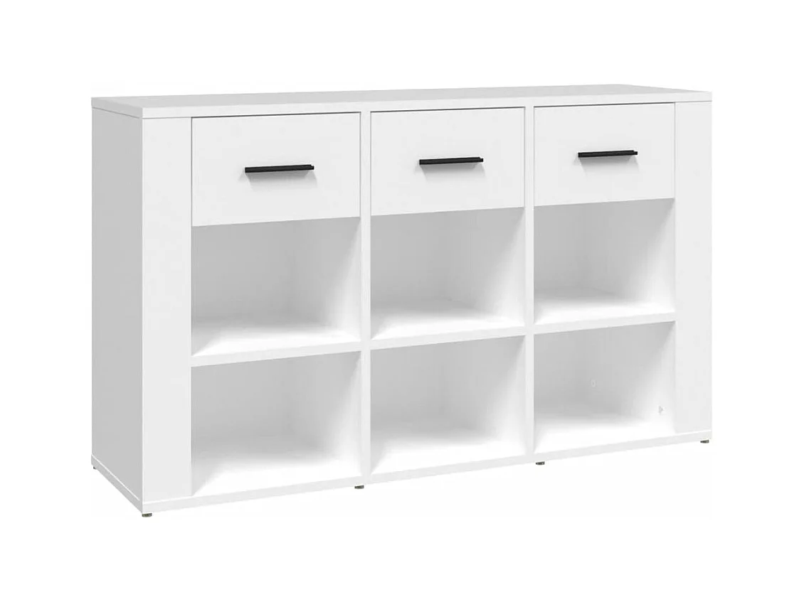 Buffet Blanc 100x30x59,5 Bois d'ingénierie