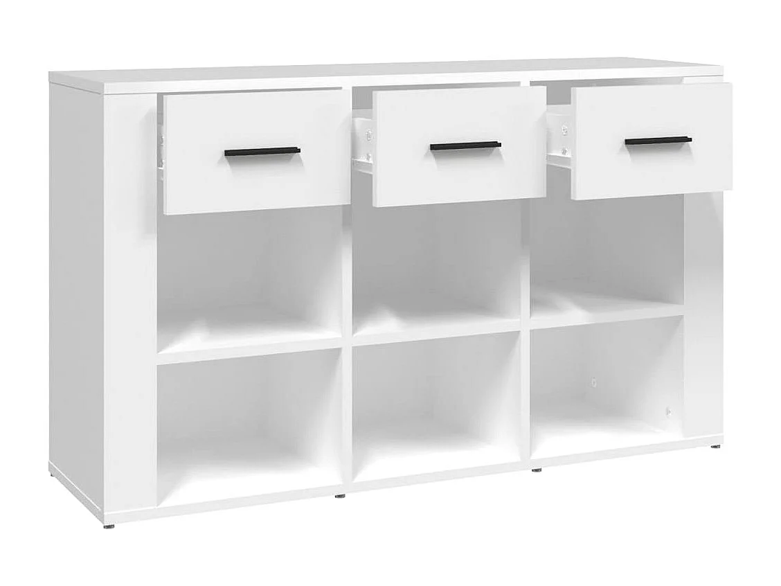 Buffet Blanc 100x30x59,5 Bois d'ingénierie