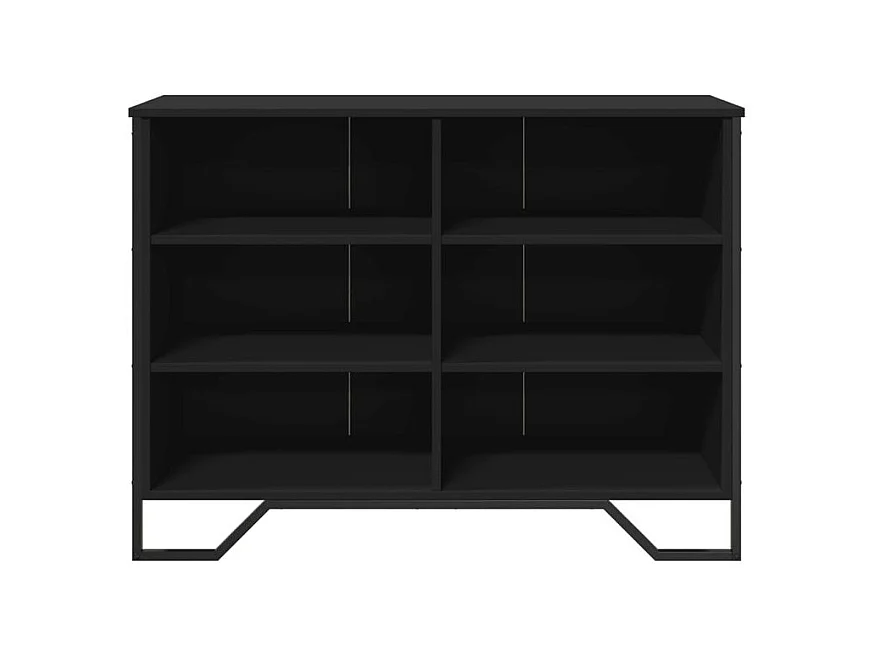 Buffet noir 101x35,5x74,5 bois d'ingénierie