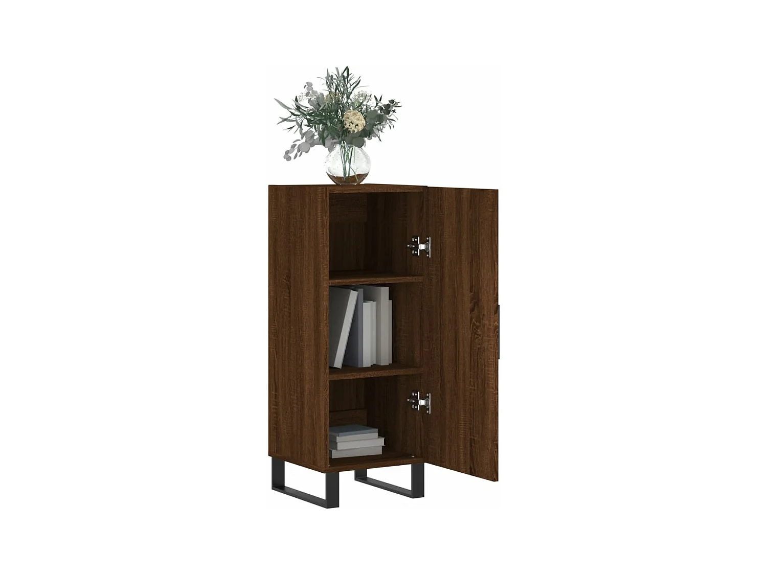 Buffet Chêne marron 34,5x34x90 Bois d'ingénierie