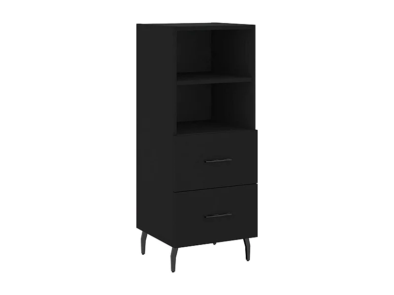 Buffet Noir 34,5x34x90 Bois d'ingénierie