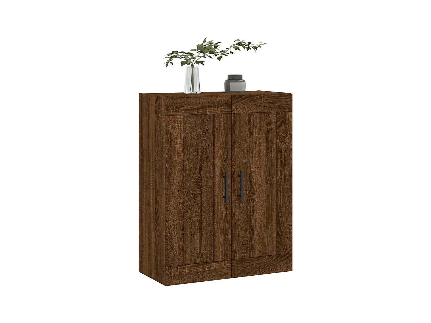 Armoire murale chêne marron 69,5x34x90 bois d'ingénierie