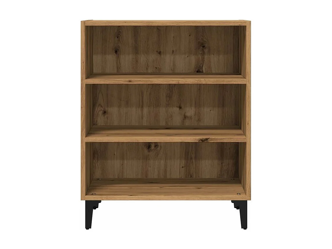 Buffet chêne artisanal 57x35x75 bois d'ingénierie