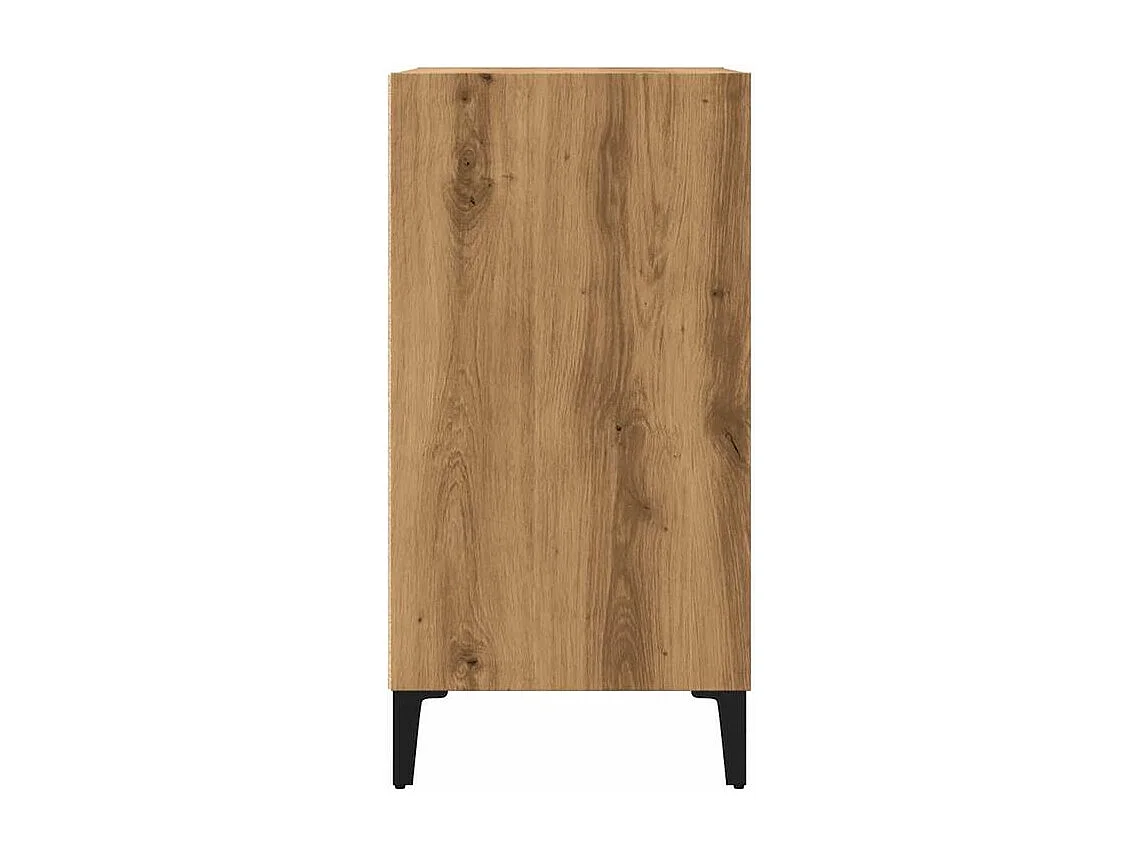 Buffet chêne artisanal 57x35x75 bois d'ingénierie