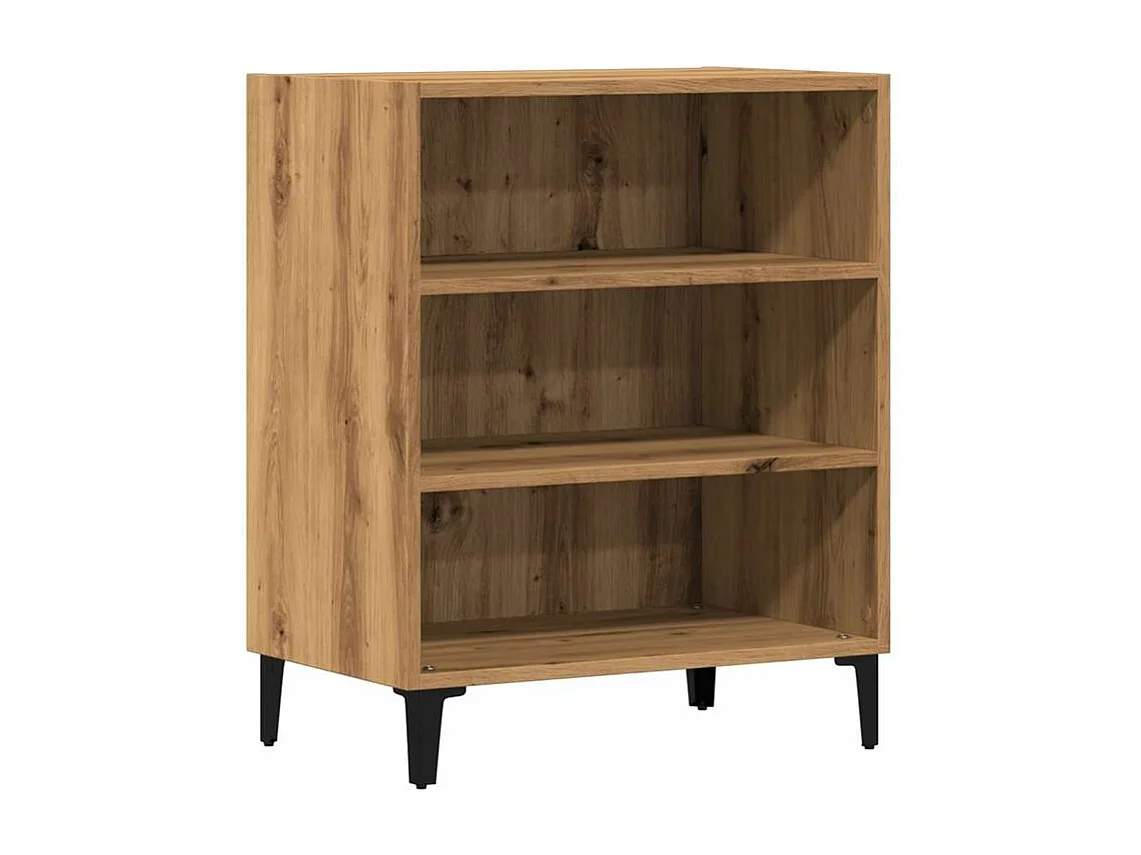 Buffet chêne artisanal 57x35x75 bois d'ingénierie