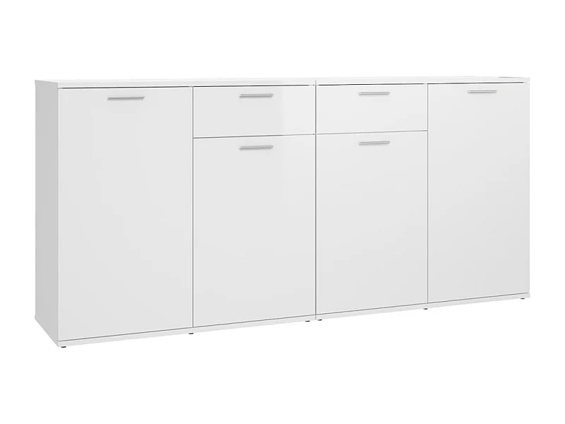 Buffet Blanc brillant 160x36x75