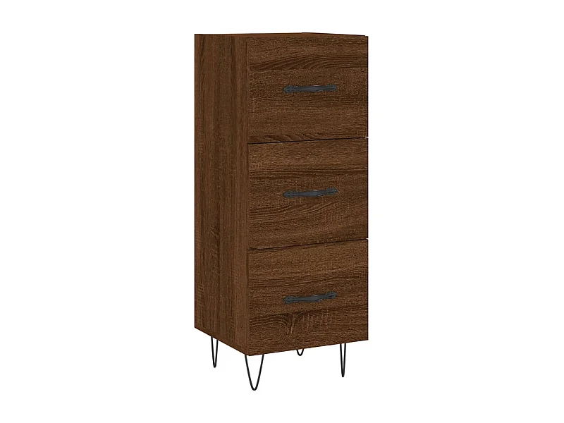 Buffet Chêne marron 34,5x34x90 Bois d'ingénierie