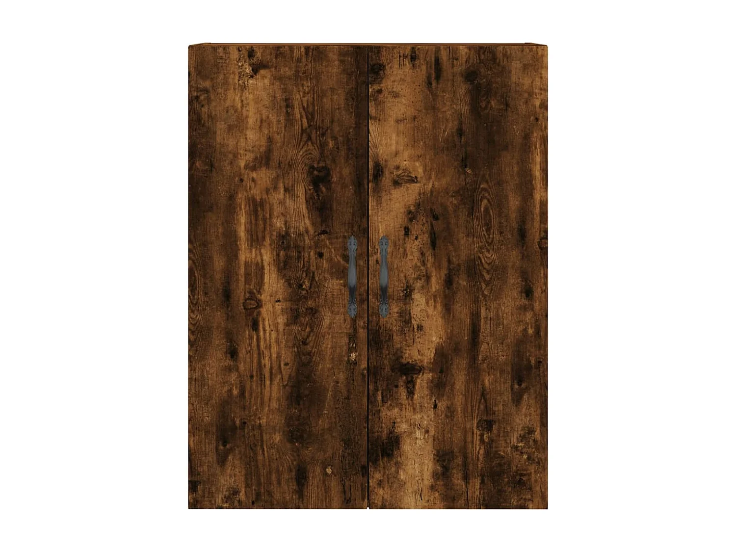 Armoires murales 2 pcs chêne fumé bois d'ingénierie